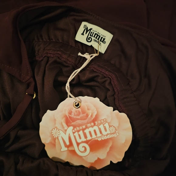 SHOW ME YOUR MUMU Caitlin Ruffle Maxi Dress ChiffonSize Small - Picture 3 of 3